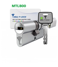 Купить Цилиндровый механизм ключ-вертушка Mul-T-Lock (Светофор) MTL800 110 mm (55+10+45) по цене 25`316 руб. в Москве