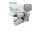 Цилиндровый механизм ключ-ключ Мультилок (Светофор) MTL800 80 mm (30+10+40), никель + флажок