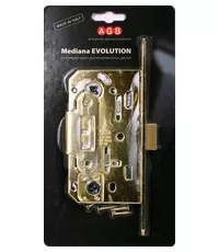 Купить Защелка тихая AGB Mediana Evolution под завертку с отв. пл. + крепеж (BOX) по цене 1`132 руб. в Москве