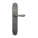 Дверная ручка Venezia 'VIGNOLE' на планке PL97, античное серебро