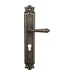 Дверная ручка Venezia 'VIGNOLE' на планке PL97, античная бронза (cyl)