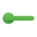 Дверная ручка на круглой розетке Colombo "One" CC11 (CC19), зеленый