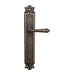 Дверная ручка Venezia 'VIGNOLE' на планке PL97, античная бронза
