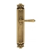 Дверная ручка Venezia 'VIGNOLE' на планке PL97, матовая бронза
