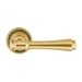 Дверная ручка Extreza 'Piero' (Пьеро) 326 на круглой розетке R03, французское золото
