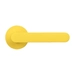 Дверная ручка на круглой розетке Colombo "One" CC11 (CC19), желтый