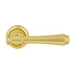 Дверная ручка Extreza 'Piero' (Пьеро) 326 на круглой розетке R01, французское золото