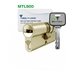 Цилиндровый механизм ключ-ключ Мультилок (Светофор) MTL800 80 mm (30+10+40), латунь + флажок