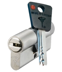 Купить Цилиндровый механизм ключ-ключ Mul-T-Lock 7x7 81 mm (28+10+43) по цене 6`397 руб. в Москве
