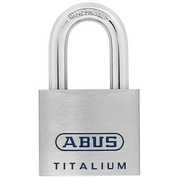 Навесной замок ABUS 96TI/90 TITALIUM матовый хром