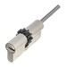 Цилиндровый механизм ключ-длинный шток Mul-T-Lock (Светофор) Integrator 66 mm (30+10+26), никель + шестерня