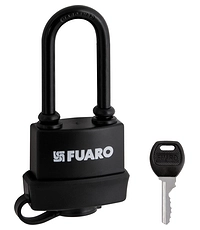 Купить Замок Fuaro (Фуаро) навесной PL-WEATHER-3660 LS 3key BLACK удл. дужка англ. по цене 622 руб. в Москве