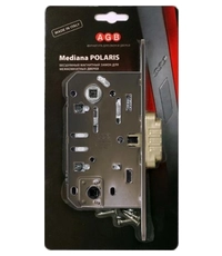 Купить Защелка магнитная AGB Mediana Polaris под завертку с отв. пл. + крепеж (BOX) по цене 2`183 руб. в Москве