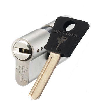 Цилиндровый механизм ключ-ключ Mul-T-Lock 7x7 ME 62 mm (26+10+26 / 31x31) никель