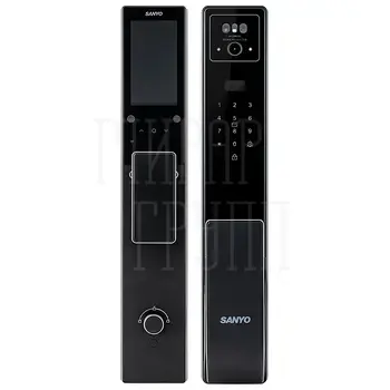 Электронный замок Sanyo D300 Tuya DM70 с WiFi с распознаванием лиц черный