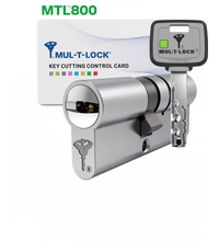 Купить Цилиндровый механизм ключ-ключ Mul-T-Lock (Светофор) MTL800 66 mm (28+10+28) по цене 20`752 руб. в Москве