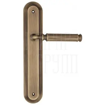 Дверная ручка Fratelli Cattini 'ENCIA' на планке PL288 матовая бронза