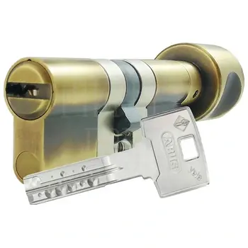 Цилиндровый механизм Abus Vela.2000 MX ключ-вертушка 125 mm (25+10+90) античная бронза