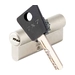 Цилиндровый механизм ключ-ключ Mul-T-Lock 7x7 86 mm (26+10+50), никель + шестерня