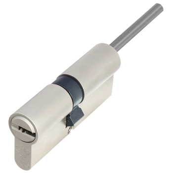 Цилиндровый механизм ключ-длинный шток Mul-T-Lock (Светофор) Integrator 77 mm (41+10+26) никель + флажок