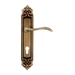 Дверная ручка Extreza 'AGATA' (Агата) 310 на планке PL02, матовая бронза (cyl)