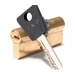 Цилиндровый механизм ключ-ключ Mul-T-Lock 7x7 86 mm (36+10+40), латунь + шестерня