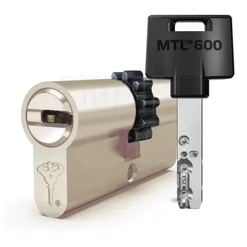 Цилиндровый механизм ключ-ключ Mul-T-Lock (Светофор) MTL600 101 mm (26+10+65) латунь + шестерня