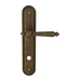 Дверная ручка Extreza 'DANIEL' (Даниел) 308 на планке PL05, античная бронза (wc)
