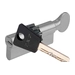 Цилиндровый механизм ключ-вертушка Mul-T-Lock 7x7 86 mm (43+10+33), никель + шестерня