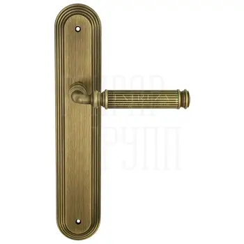 Дверная ручка Extreza 'BENITO' (Бенито) 307 на планке PL05 матовая бронза (pass)