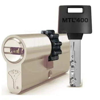 Цилиндровый механизм ключ-ключ Mul-T-Lock (Светофор) MTL400 95 mm (40+10+45) латунь + шестерня