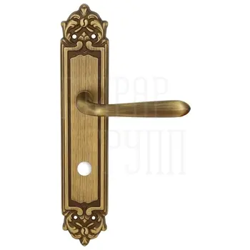 Дверная ручка Extreza 'ALDO' (Альдо) 331 на планке PL02 матовая бронза (wc)