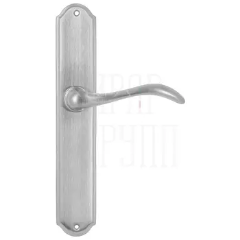 Дверная ручка Extreza 'AGATA' (Агата) 310 на планке PL01 матовый хром (pass)