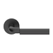 Дверная ручка на круглой розетке Forme 522 'SHINOBI', черный