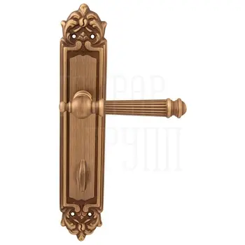 Дверная ручка на планке Melodia 102/229 'Veronica' матовая бронза (wc)
