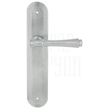 Дверная ручка Extreza 'PIERO' (Пиеро) 326 на планке PL05 матовый хром (key)