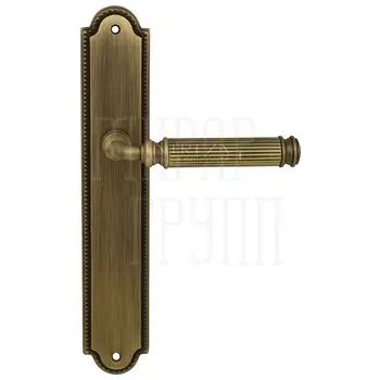 Дверная ручка Extreza 'BENITO' (Бенито) 307 на планке PL03 матовая бронза (wc)