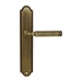 Дверная ручка Extreza 'BENITO' (Бенито) 307 на планке PL03, матовая бронза (wc)