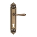 Дверная ручка Fratelli Cattini 'NAPOLI' на планке PL96 , матовая бронза (cyl)