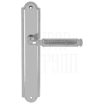 Дверная ручка Extreza 'BENITO' (Бенито) 307 на планке PL03 полированный хром (key)