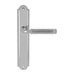 Дверная ручка Extreza 'BENITO' (Бенито) 307 на планке PL03, полированный хром (key)