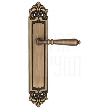 Дверная ручка Fratelli Cattini 'NAPOLI' на планке PL96 матовая бронза
