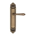 Дверная ручка Fratelli Cattini 'NAPOLI' на планке PL96 , матовая бронза