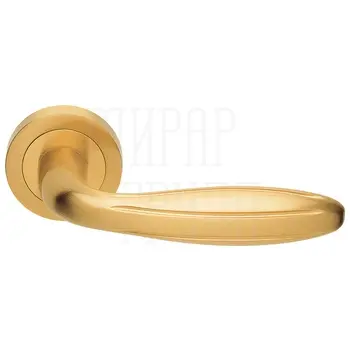 Дверные ручки на розетке Morelli Luxury 'Bud' матовое золото