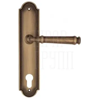 Дверная ручка Fratelli Cattini 'FARFALLA' на планке PL248 матовая бронза (cyl)