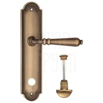 Дверная ручка Fratelli Cattini 'NAPOLI' на планке PL248 матовая бронза (wc-2)