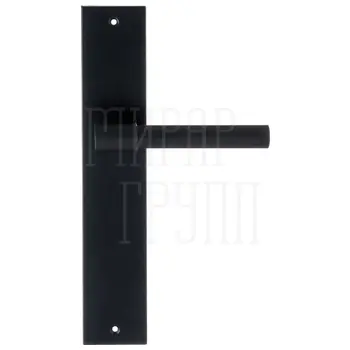 Дверная ручка Extreza Hi-Tech 'NUVO' 125 на планке PL11 черный (wc)