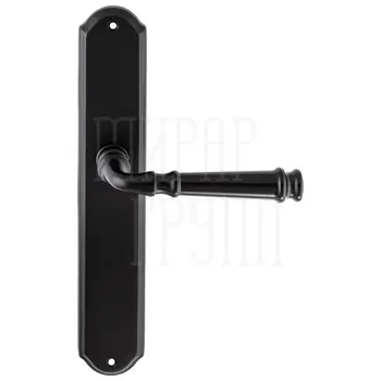 Дверная ручка Extreza 'BONO' (Боно) 328 на планке PL01 черный (key)