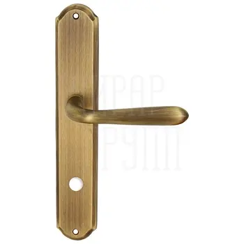 Дверная ручка Extreza 'ALDO' (Альдо) 331 на планке PL01 матовая бронза (wc)