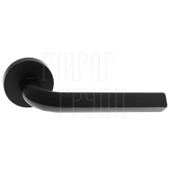 Дверная ручка на круглой розетке Forme 340 R 'SOHO' (FIXA) черный